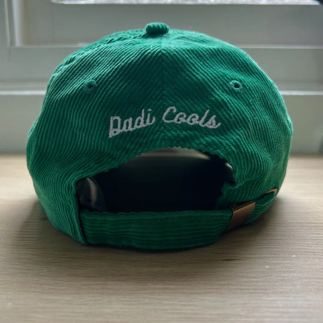 Howzat Ladies - Green corduroy hat - Image 8