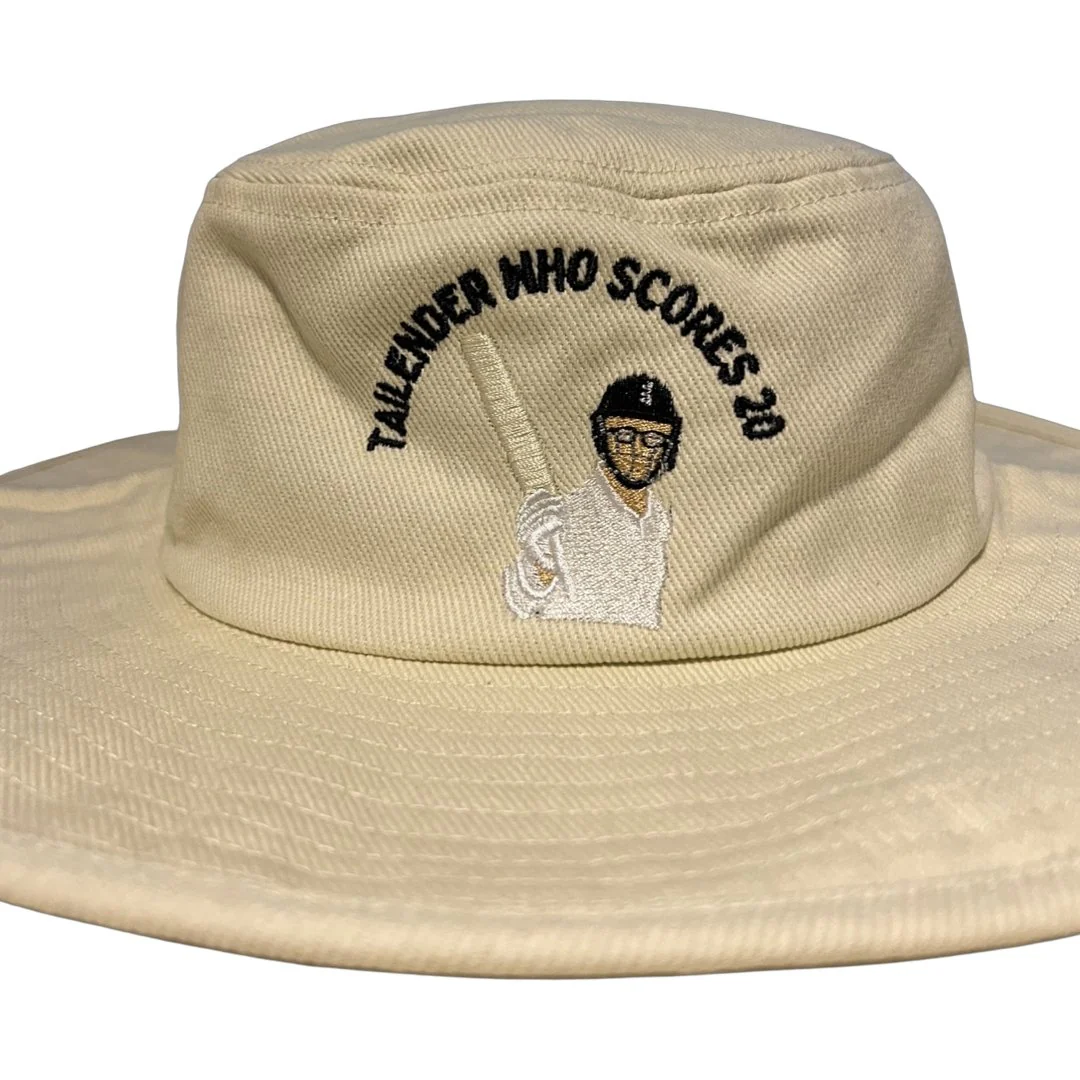 Tailender - Cream Floppy Cricket Hat - Image 6