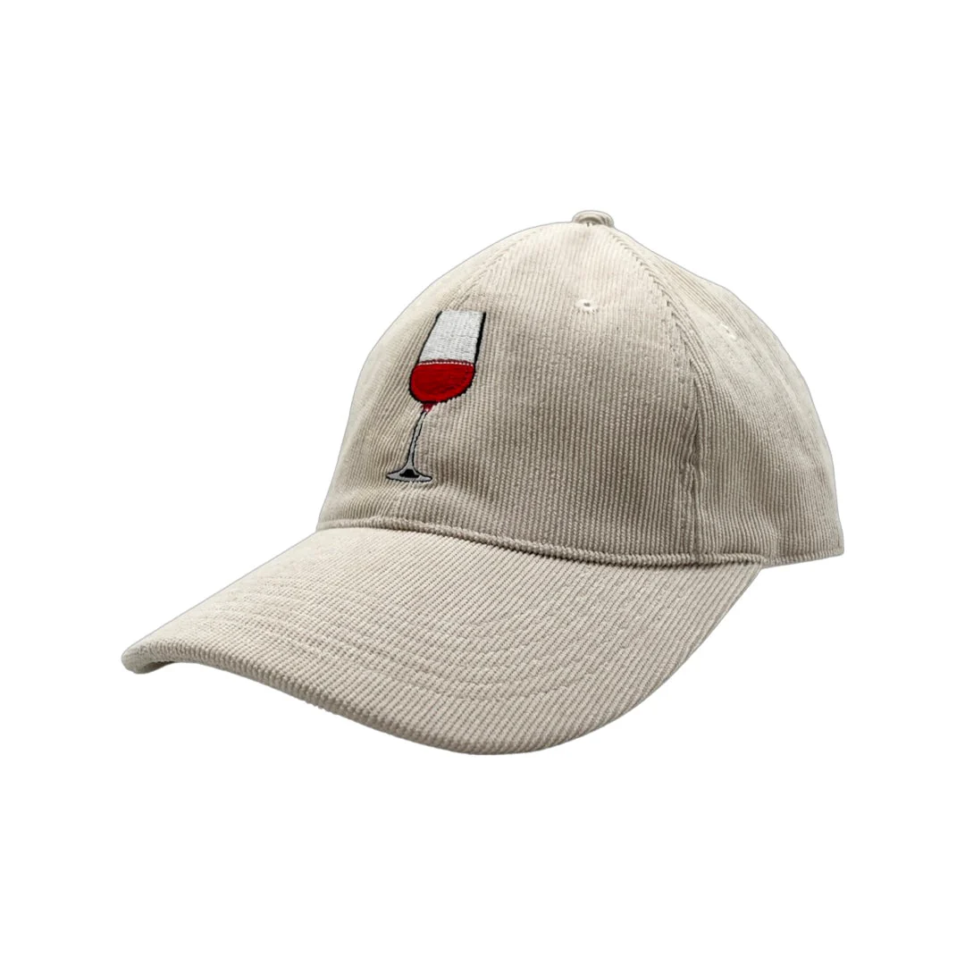 Vino O'clock - Wine White Corduroy Hat - Image 6